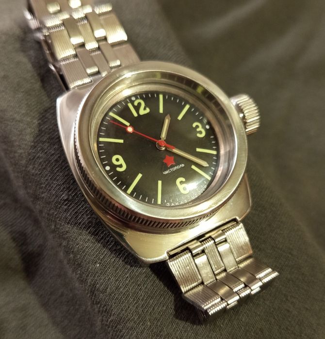 Часы Восток.ччз.Амфибия 200м.кастом. Антимагнит. Мод.