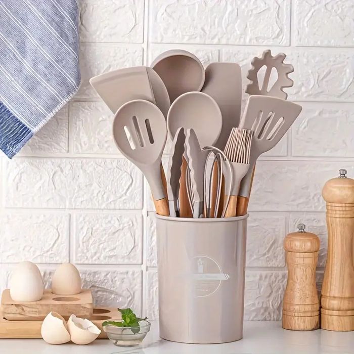 Przybory kuchenne zestaw akcesoriów kuchennych silikonowe 20szt O299