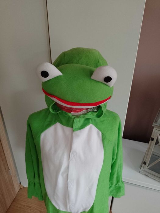 NOWY strój karnawałowy ŻABA ŻABY PŁAZA kostium przebranie 104/116 (328