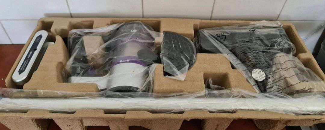 Odkurzacz akumulatorowy bezprzewodowy bezworkowy pionowy bateria x2