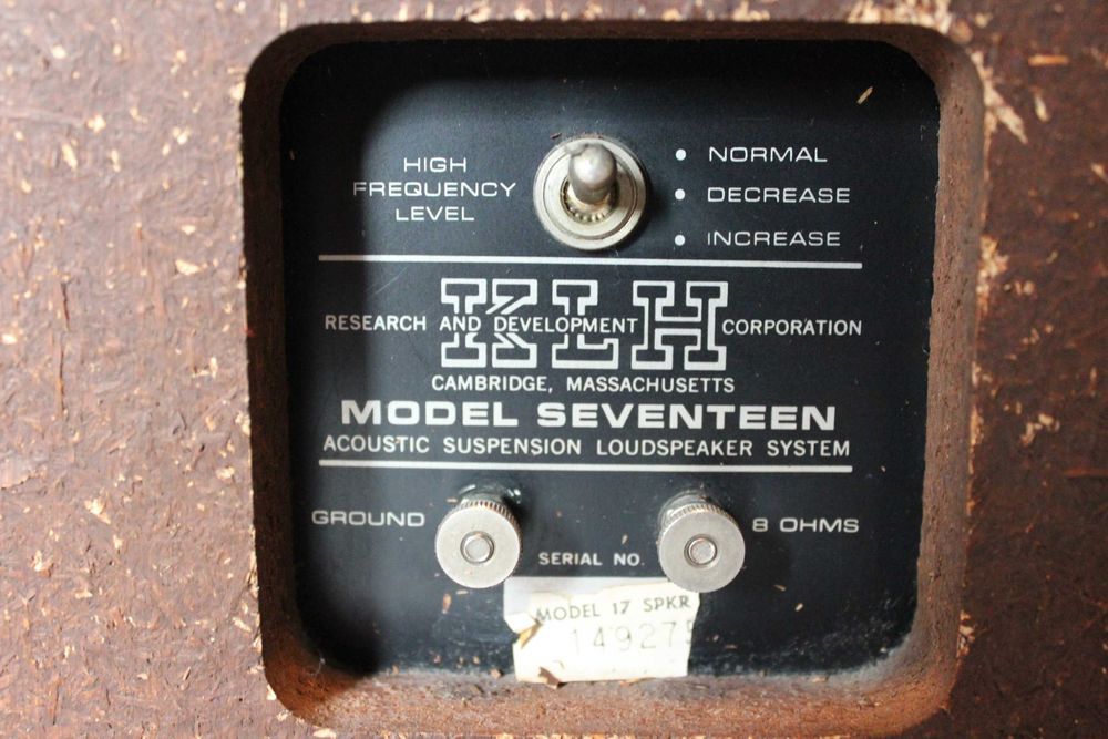 KLH model seventeen Rewelacyjne Kolumny vintage - usa -