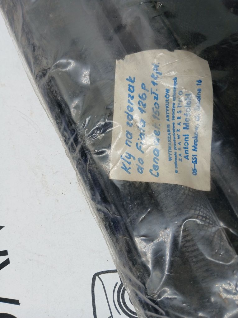 Nakladka zderzaka chromowanego do fiata 126p