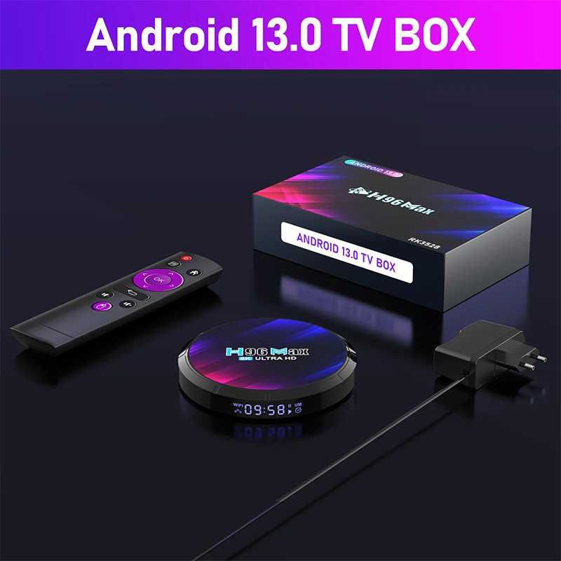 Смарт ТВ приставка H96 Max RK3528 4/32 Гб Smart TV Box Android 13