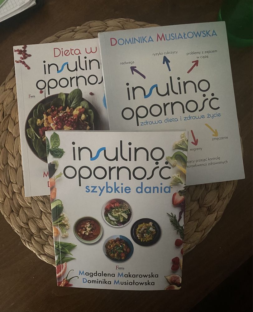 Insulinooporność 3 książki D. Musiałowska M. Makarowska zestaw