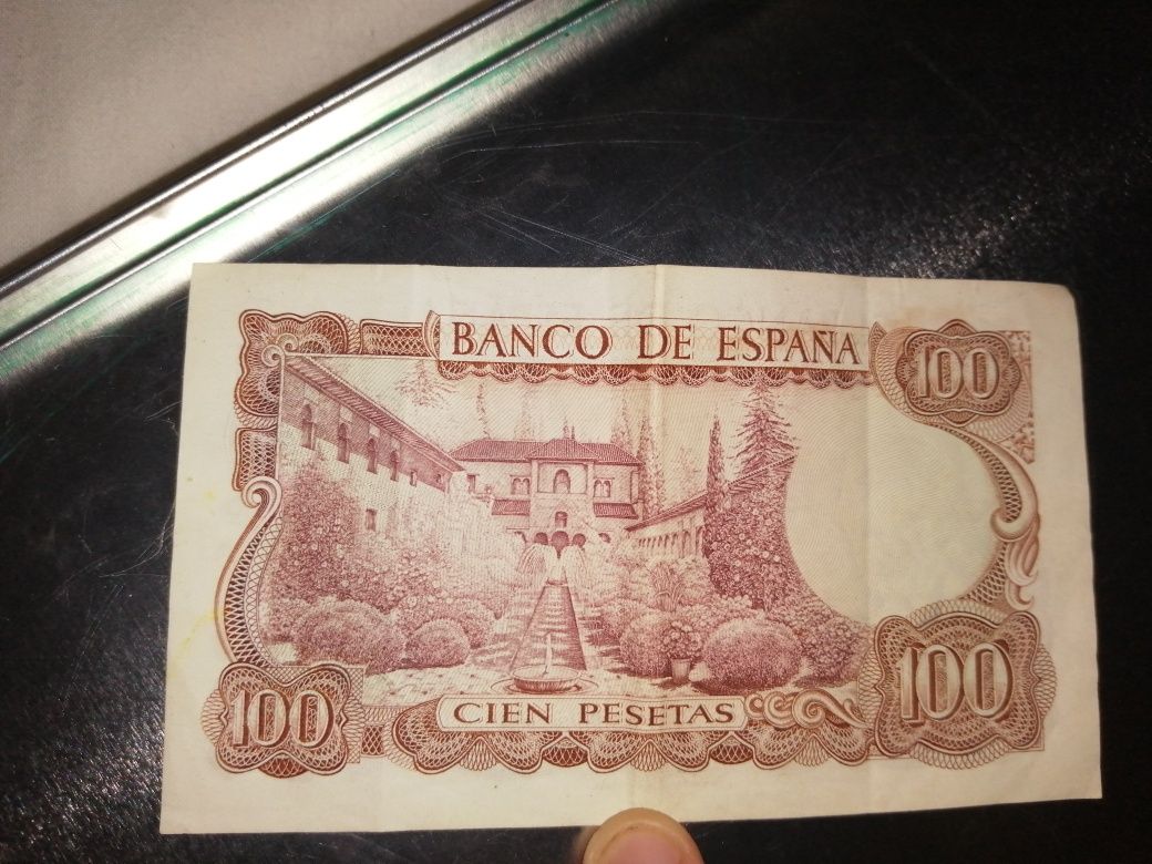 Nota 100 pesetas