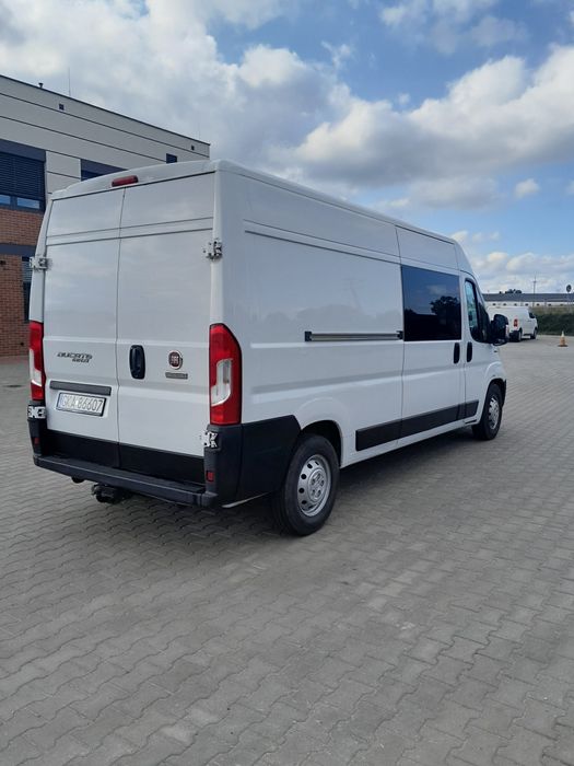 Fiat Ducato L3H2 Brygadowka 6-osobowy Hak 2.3. 130 koni 2018r