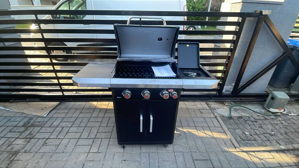 grill ogrodowy gazowy landmann rexon pts 3.1 14kw 3+1 palniki nowy
