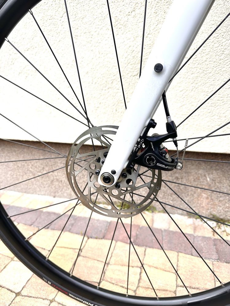 Gravel Cube NUROAD WS rama L Shimano GRX Biały mat JAK NOWY !!!