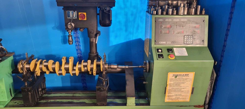 Wyważarka do wałów korbowych i elementów wirujących