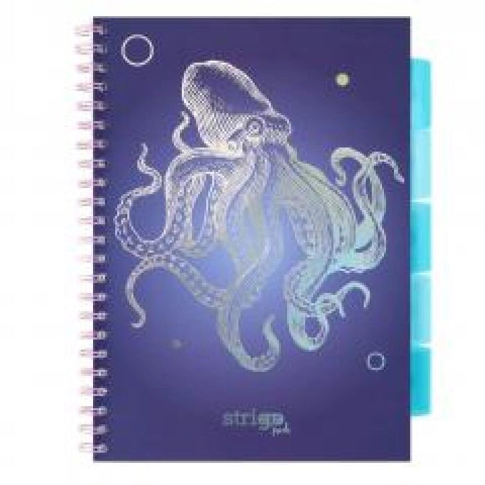 Kołozeszyt Pads A4/100K kratka Głębiny Ośmiornica Strigo ,231x302 mm