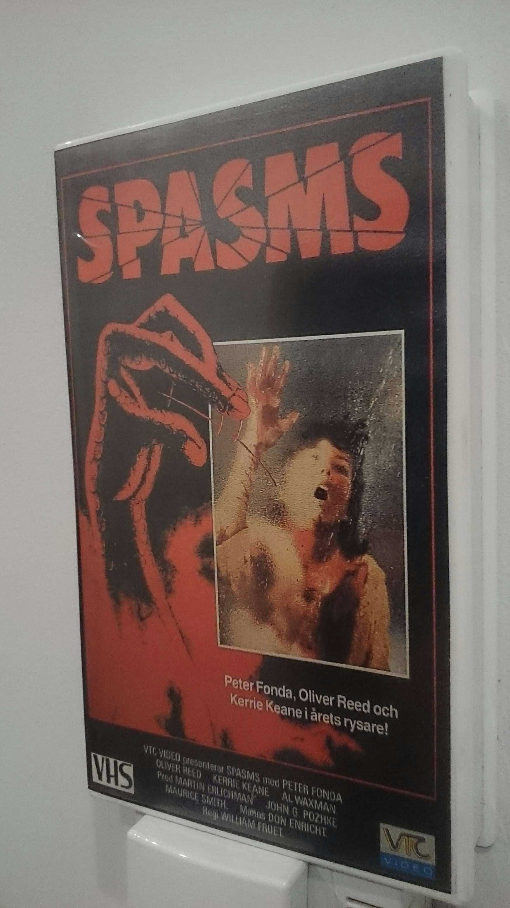 na śniegu, spasms ŚMIERTELNA ZDRADA śmiertelne zawody HORROR VHS FILMY