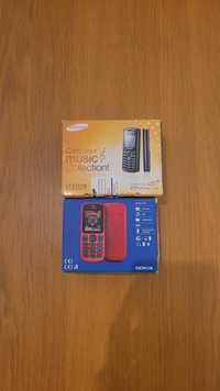 Telemóvel Nokia101 e Samsung GT - E2121B (NOVOS) + Acessorios