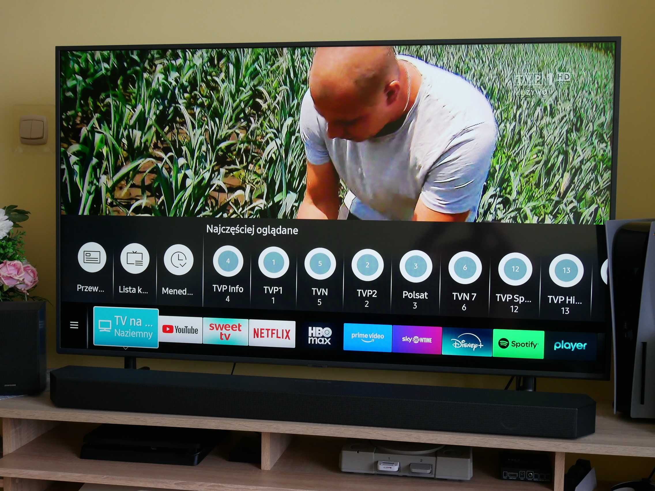 Telewizor LCD Smart TV Samsung 55 cali 120Hz - Netflix, HBO, Disney