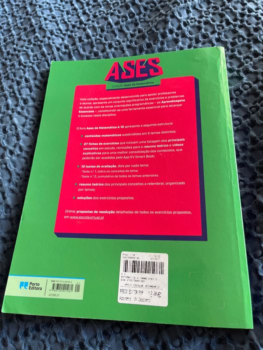 Livro ASES DA Matemática A 10 ano