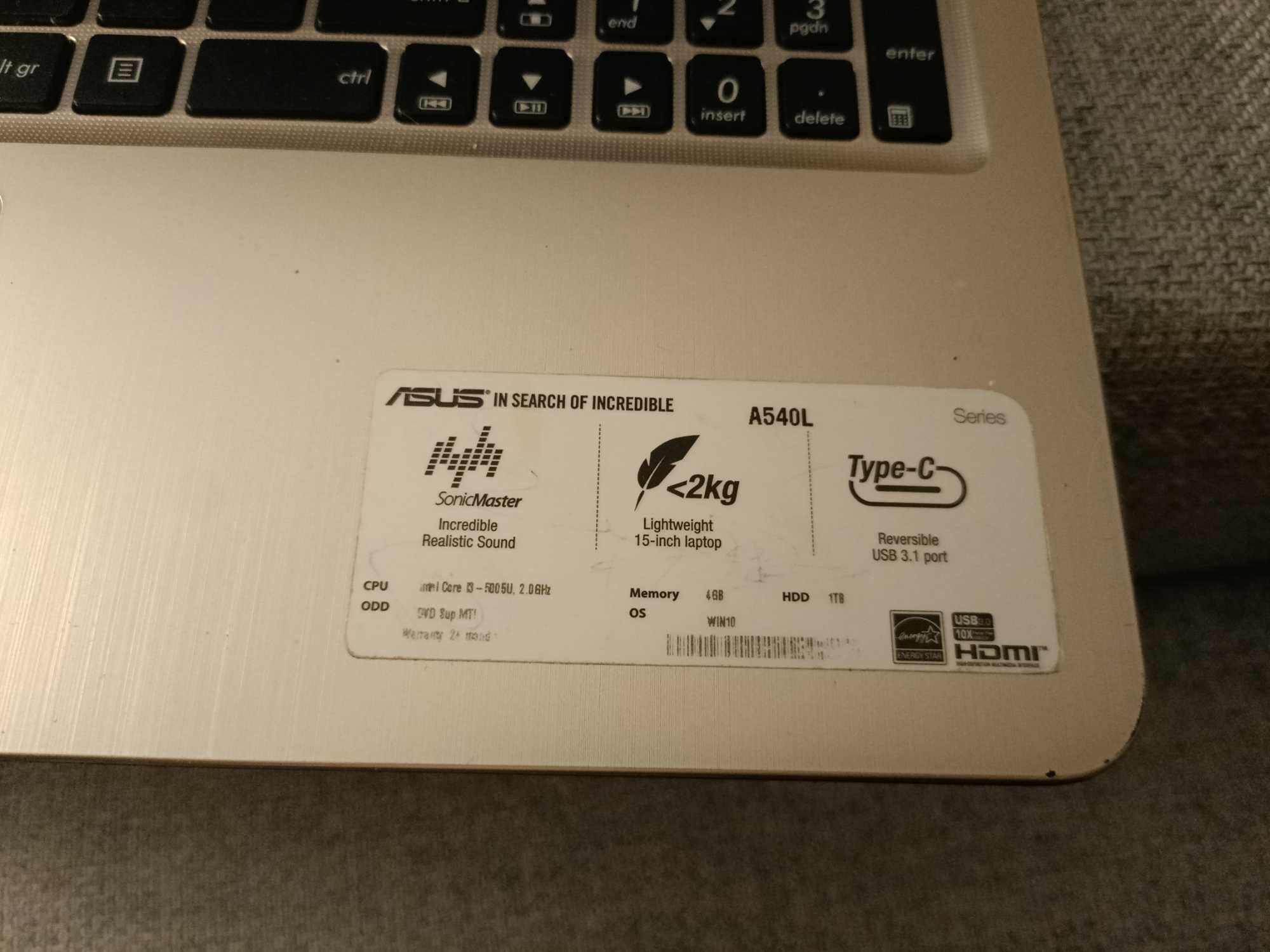 Laptop ASUS notebook PC