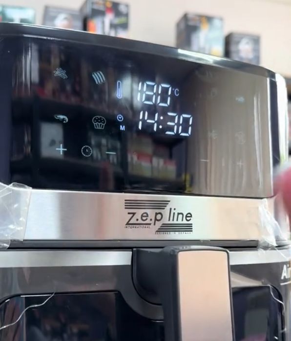 Аэрогриль 12л 4000Вт Zepline аэрофритюрница мультипечь аерогриль