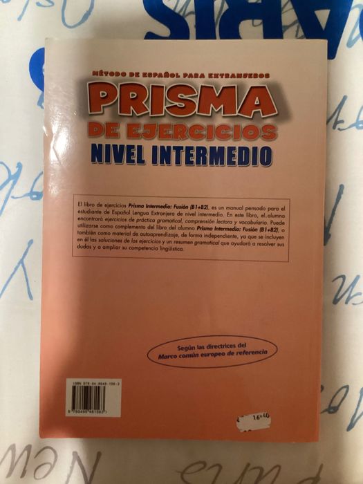 Prisma de Ejercicios-Nível Intermédio-B1+B2(Fusión)