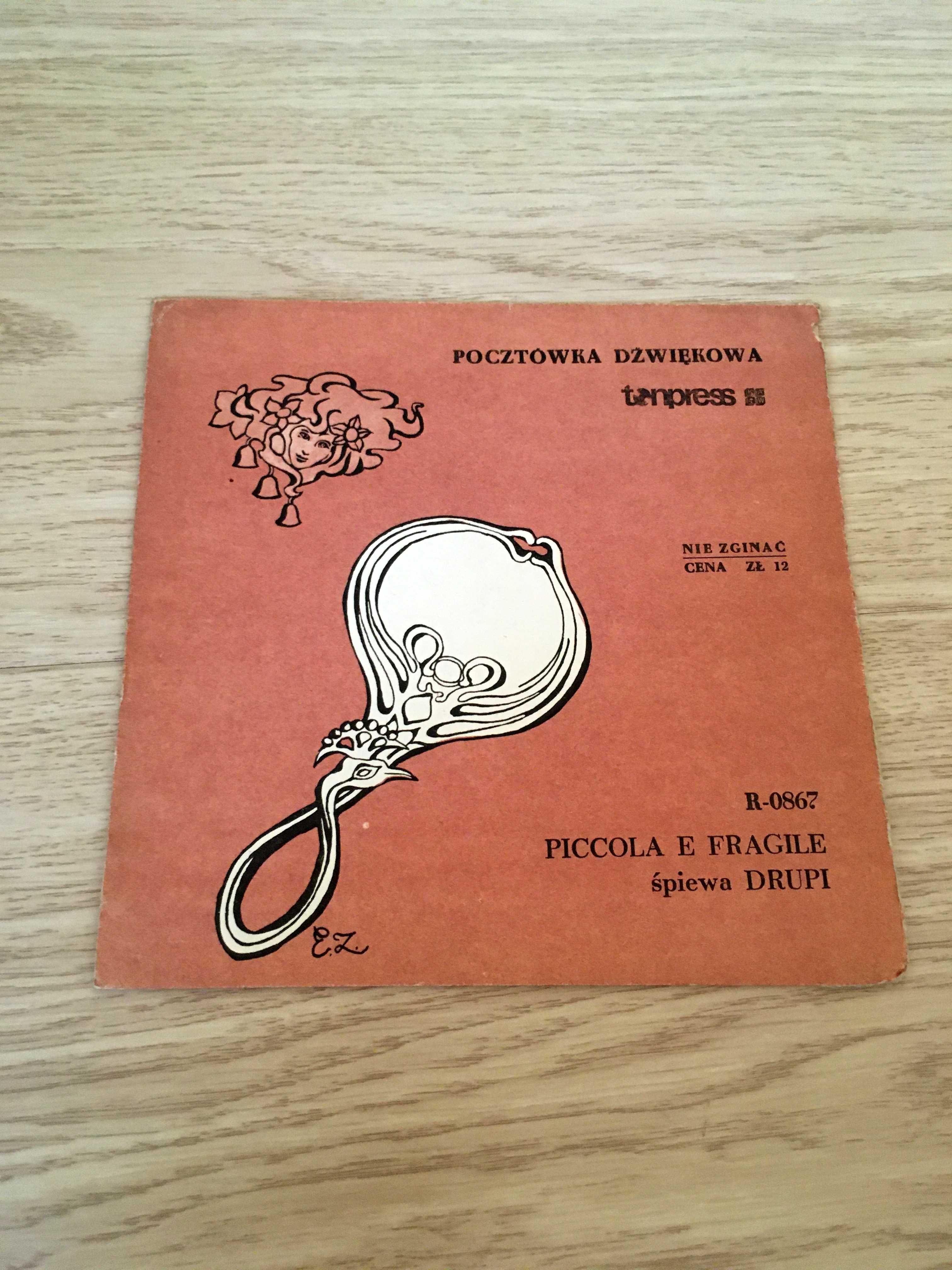 Pocztówka dźwiękowa Drupi - Piccola E Fragile