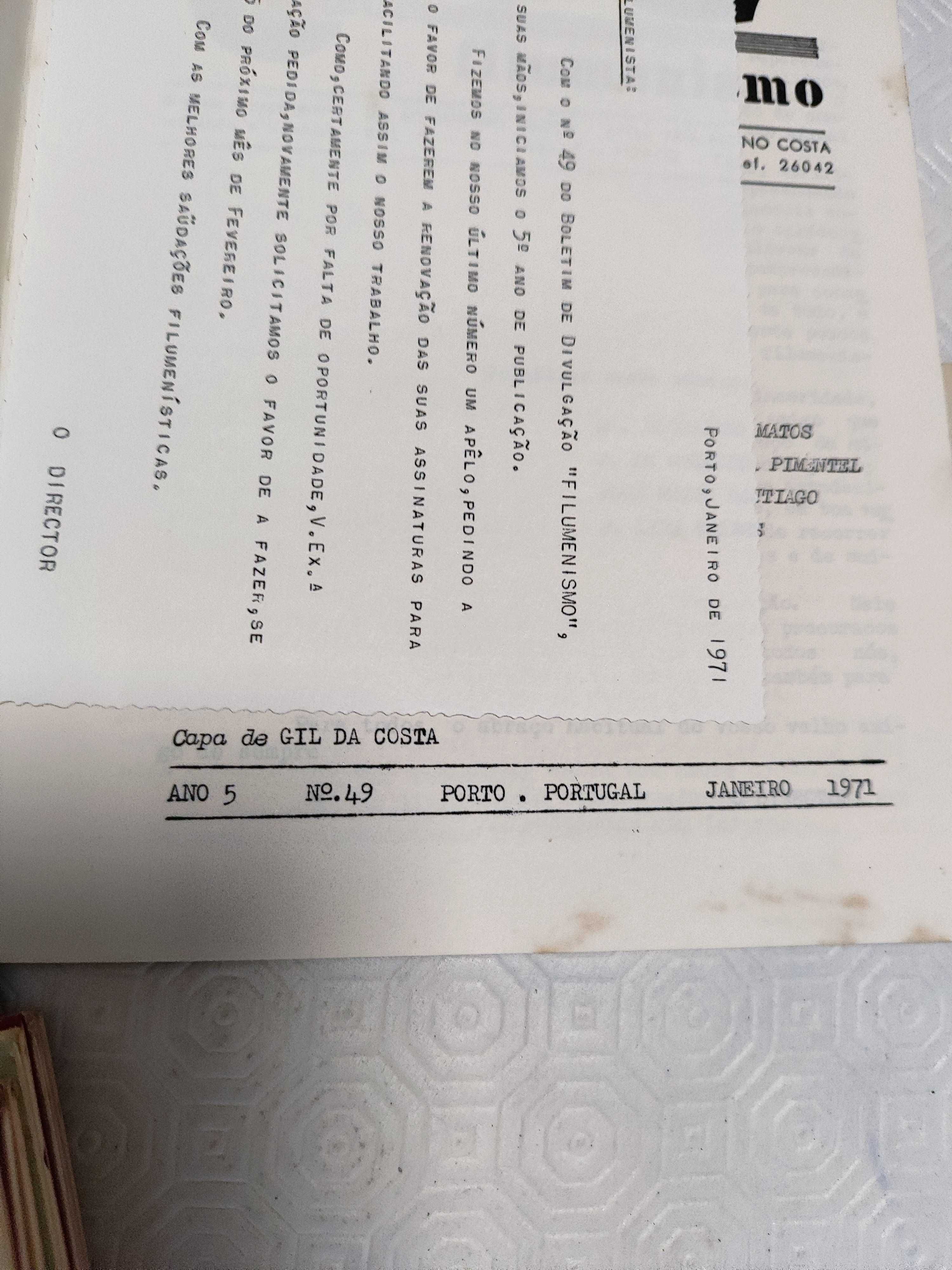 Revistas de Filumenismo de 1967 a 1971 - p/ colecionadores de fósforos