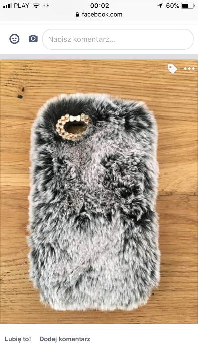 Etui z futerkiem na iphone