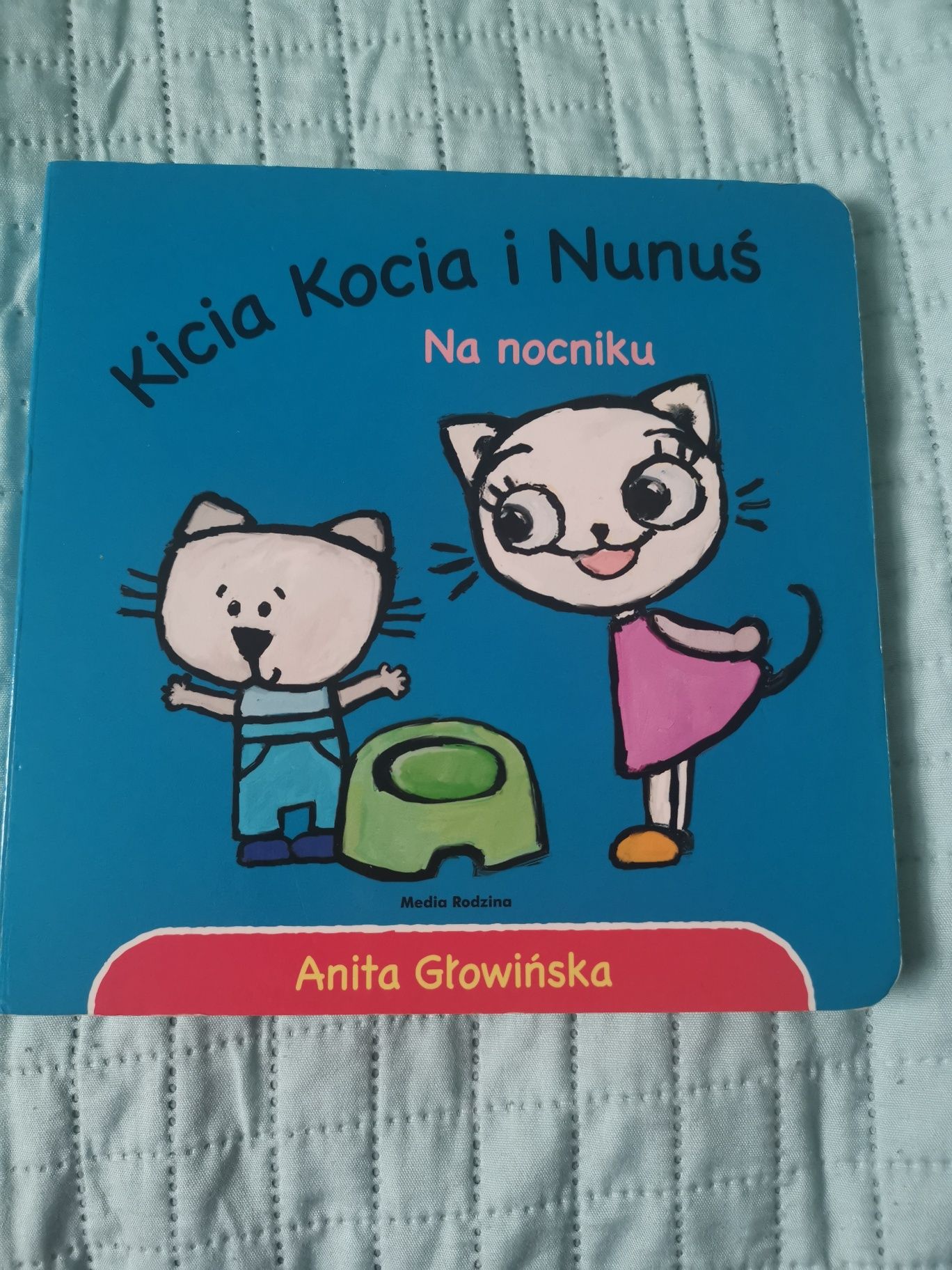 Książka kicia kocia i nunuś na nocniku