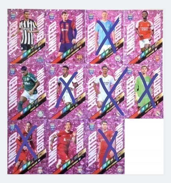 Limited Premium Gold 2024 karty piłkarskie PANINI FIFA 365 z 2024r.