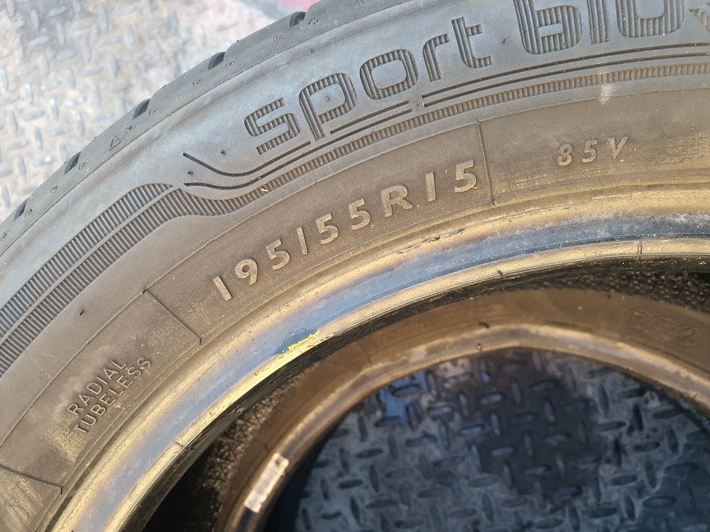 Шини літні Dunlop SportblueResponse R15 195/55 2шт-2100грн.ID 1298