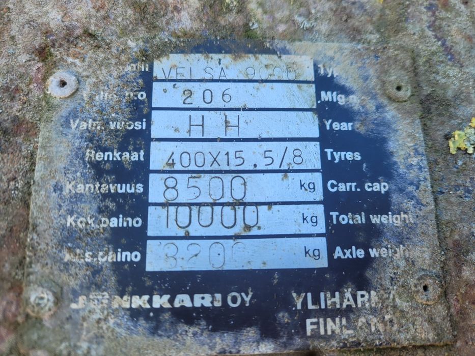 Przyczepa wywrotka 8.5t tandem velsa