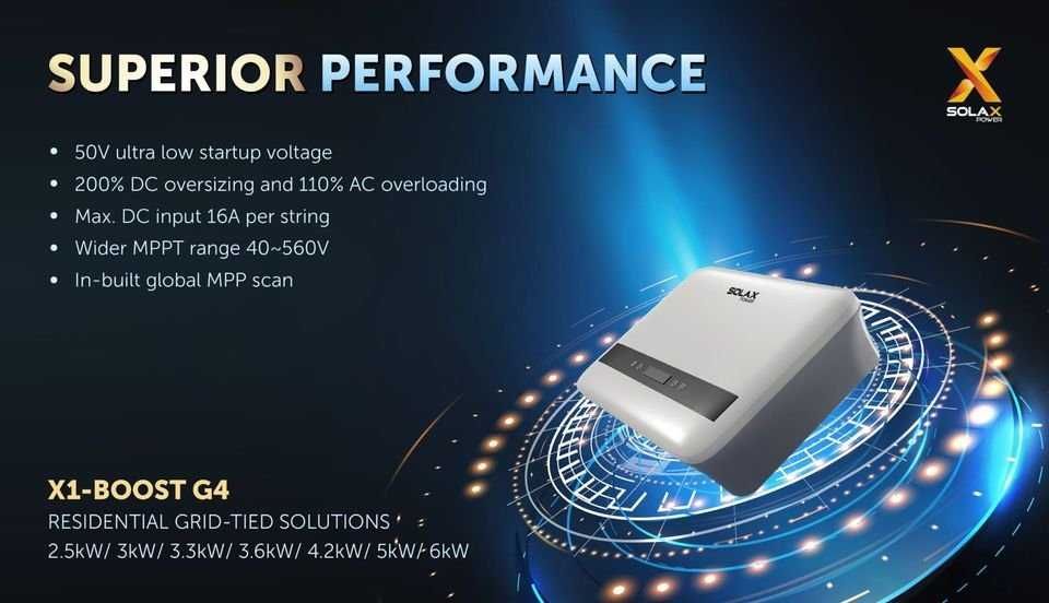Inversor Monofásico Solar Solax X1 Boost G4 6kw 2025