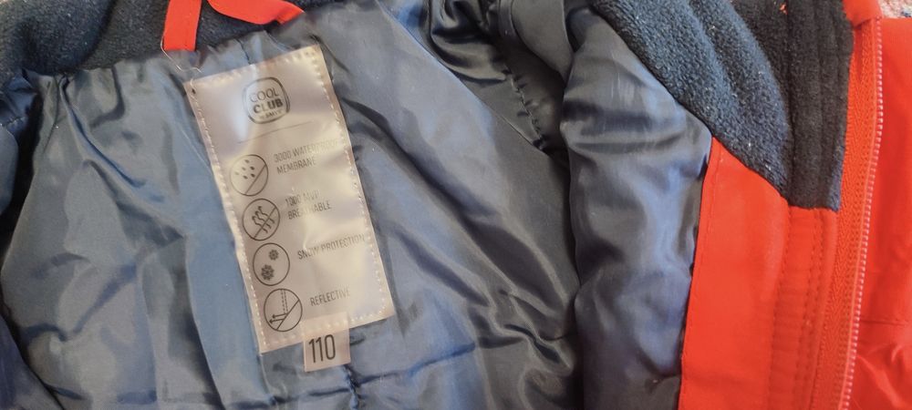 Ciepły kombinezon na zimę dla dzieci 110