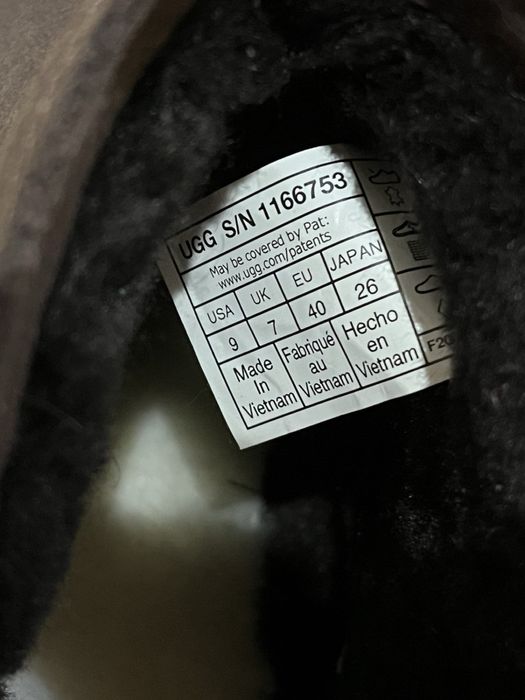 UGG Оригинал, р. 40, стелька 26 см