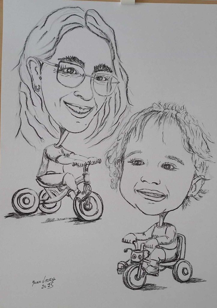 Desenhos por fotografia original digital/físico