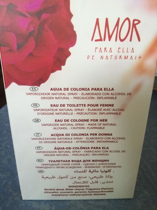 Perfume Amor ( eau de toilette)