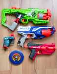 Zestaw Nerf pistolet kusza broń + GRATIS