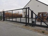 Откатные ворота, Каркас для откатных ворот, Откатные ворота Свари Сам