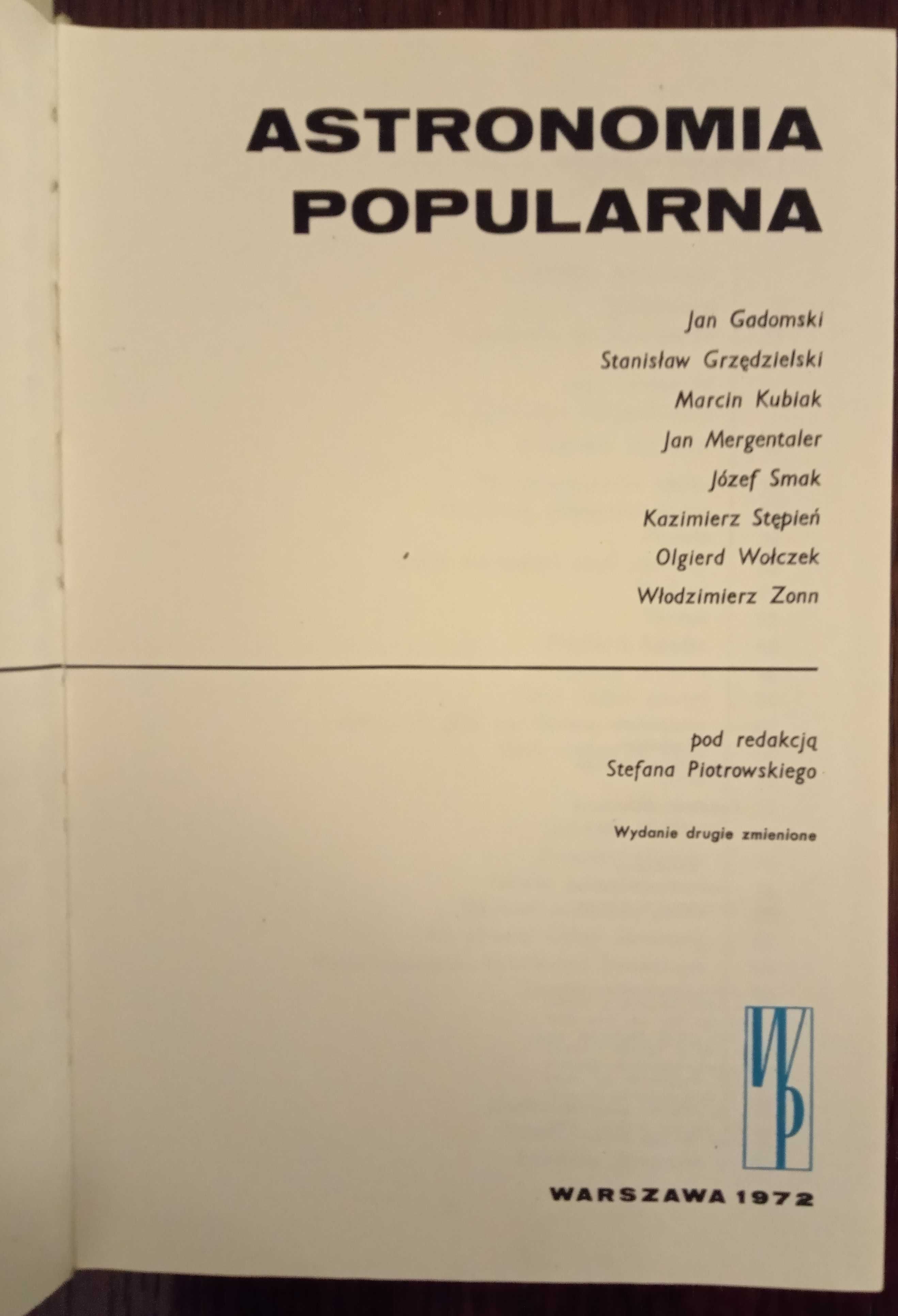 Astronomia popularna pod redakcją Stefana Piotrowskiego