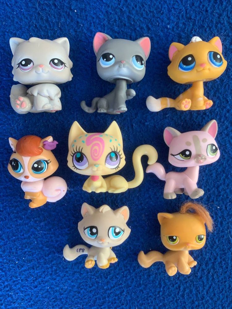 Фигурки от Хасбро кошки разные котята лпс пет шоп littlest pet shop