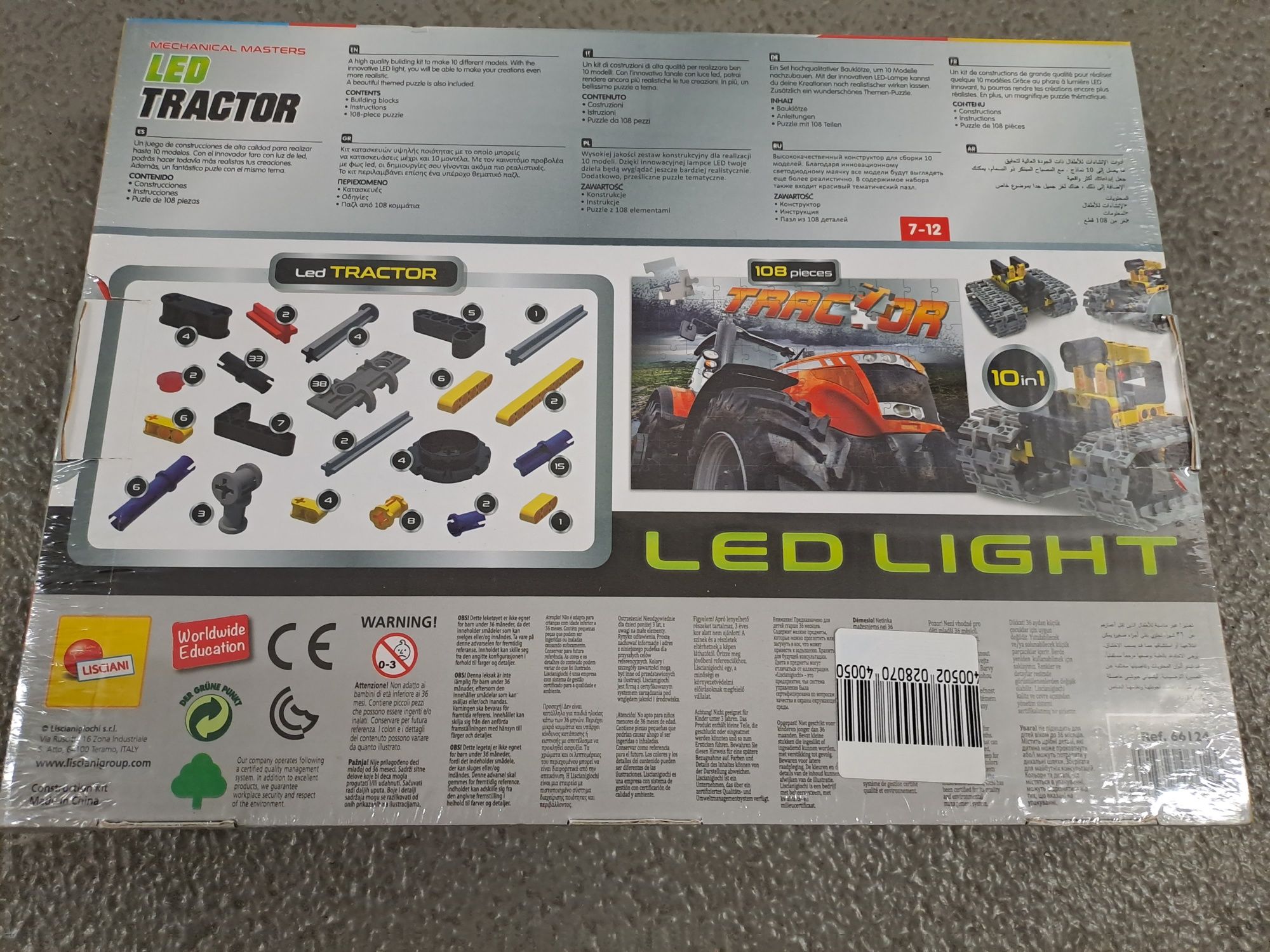 Led traktor 10w1 zabawka nowa