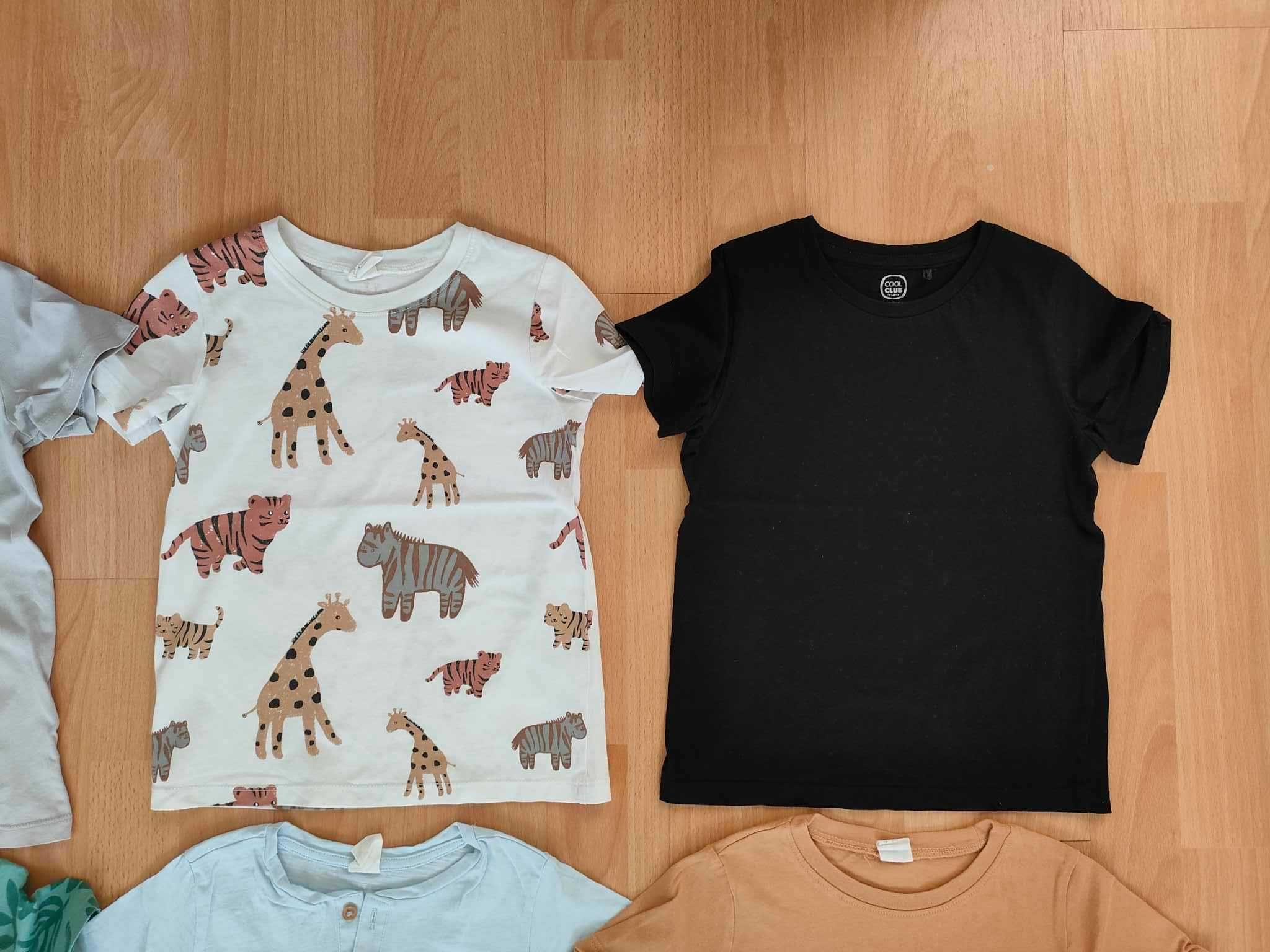 T-shirty chłopięce 104 H&M, Smyk, krótki rękaw.