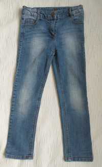 Spodnie jeansy rurki Primark r. 110-116