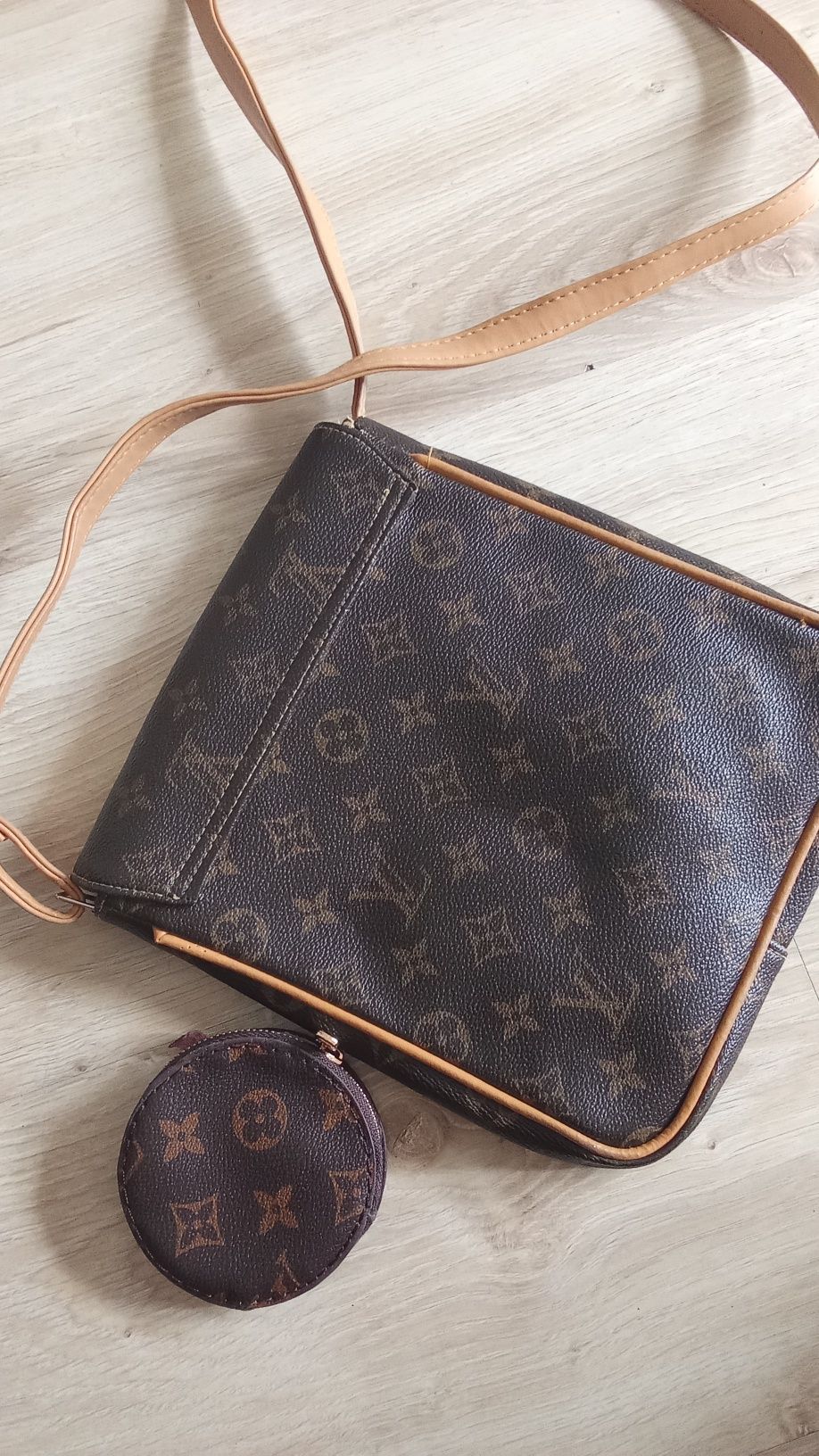 Torebka listonoszka plus portfelik Louis Vuitton