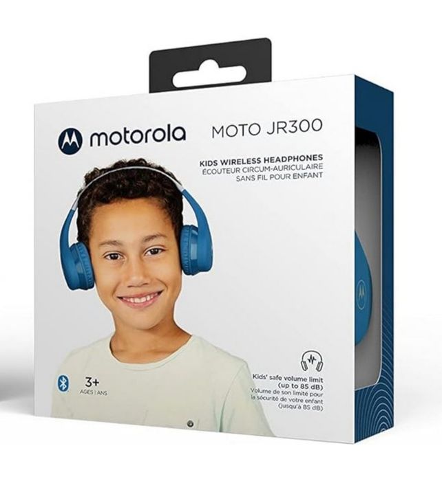 Słuchawki nauszne MOTOROLA Squads 300 Niebiesko-szary bezprzewodowe dl