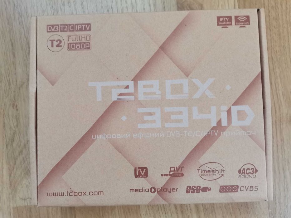 Цифровий ТВ тюнер T2BOX 334iD — Т2 Тюнер DVB-T2 IPTV