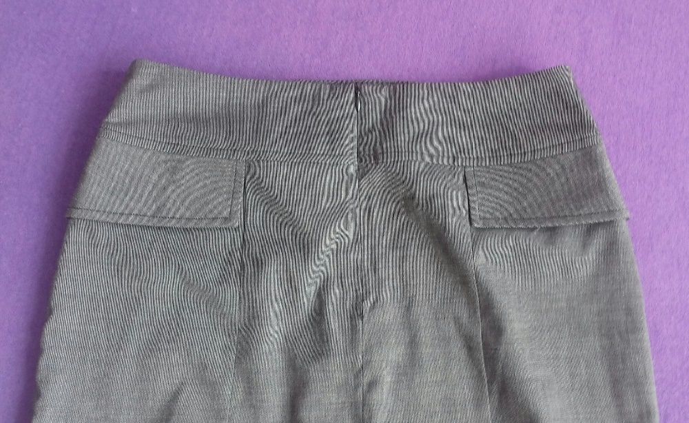DOROTHY PERKINS szara spódnica za kolano r.38/10