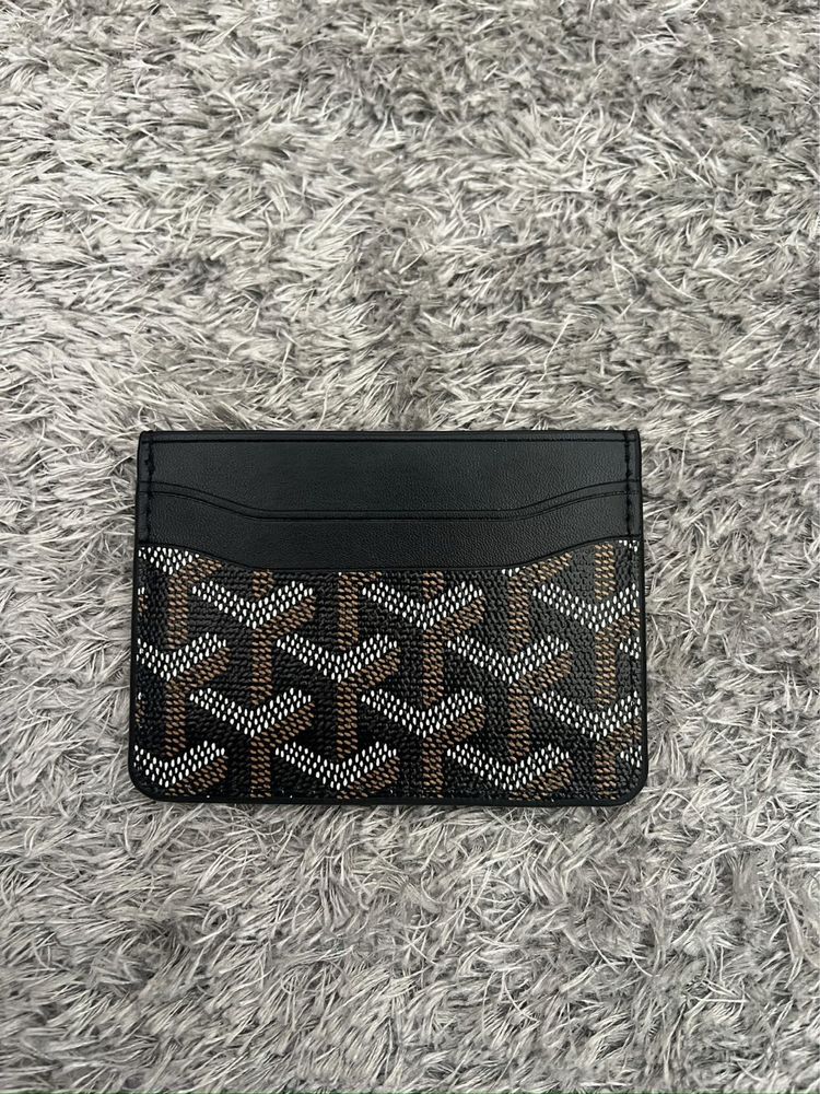 Carteira Goyard preta nova