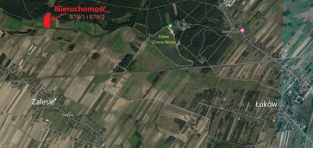 Działki na sprzedaż - budowlana, rolna, łąka Łuków i okolice