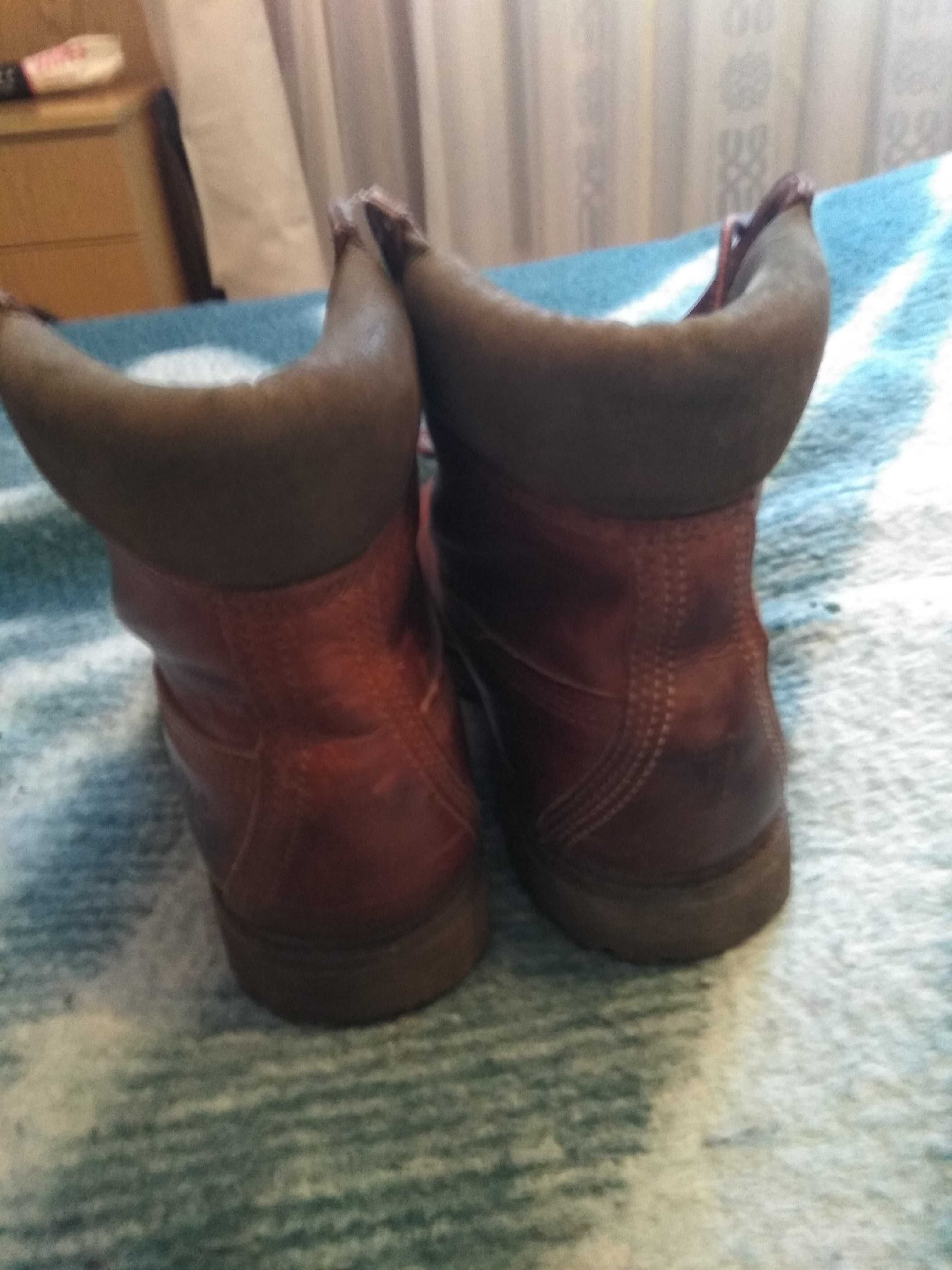 Ботинки демисезонные кожаные женские 38 размер Timberland