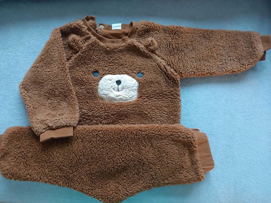 Dres H&M miś bardzo ciepły rozmiar 92