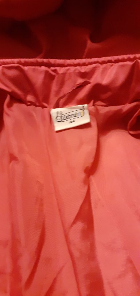 Różowa kurteczka płaszczyk rozmiar 104