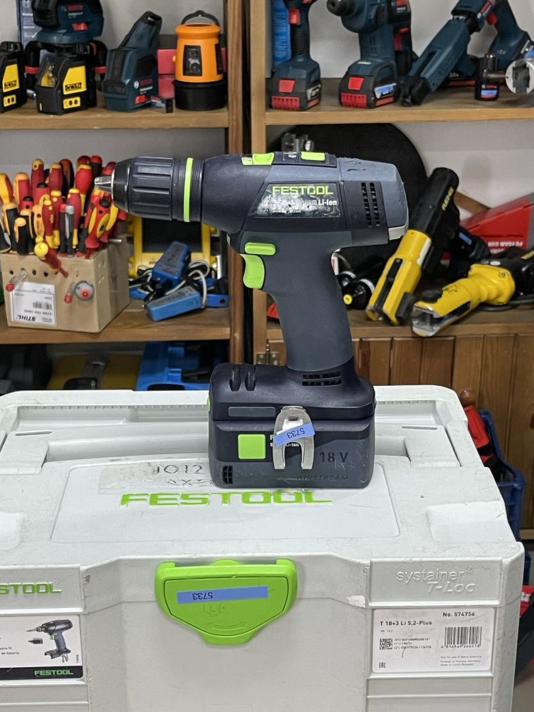 Festool T18+3 / безщітковий шуруповерт Фестул